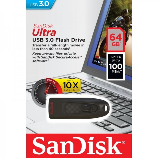 Sandisk sdcz48-064g-u46 lápiz usb 3.0 ultra 64gb