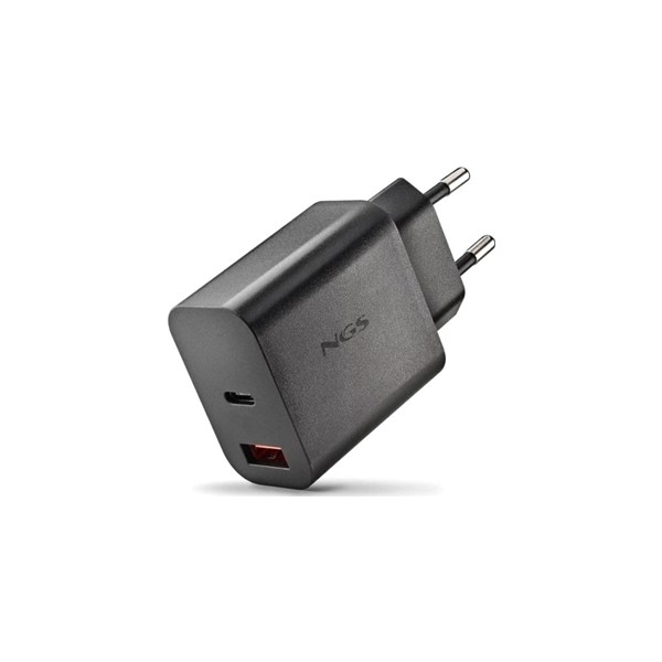 Ngs cargador gan ultrarapido 20w usb-c+ usb-a